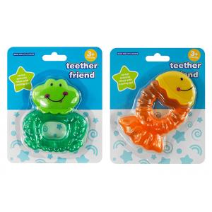 Animal Shaped Infant Baby Toys Cooling Teether With Soft Textured Surfaces