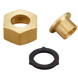 Brass Threaded Hose Connector , 1/4" NPT To 3/4 Inch Female GHT Garden Hose Pipe Fitting