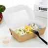 China Lid Clasp Type Eco Friendly Takeaway Containers Strong Adhesion Not Easy Degum wholesale