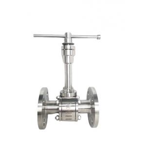 PN25 SS Ball Valve , Flange Type Liquid Nitrogen Ball Valve