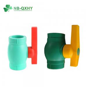 Green/White PPR Pipe Fitting Water Ball Valve for Customization and Plumbing System