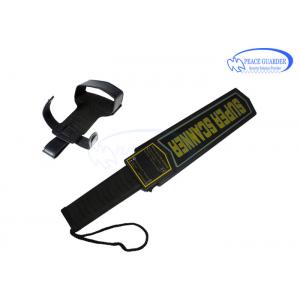 Metro Station Personal Hand Held Security Detector , Water Resistant Small Metal Detector Wand