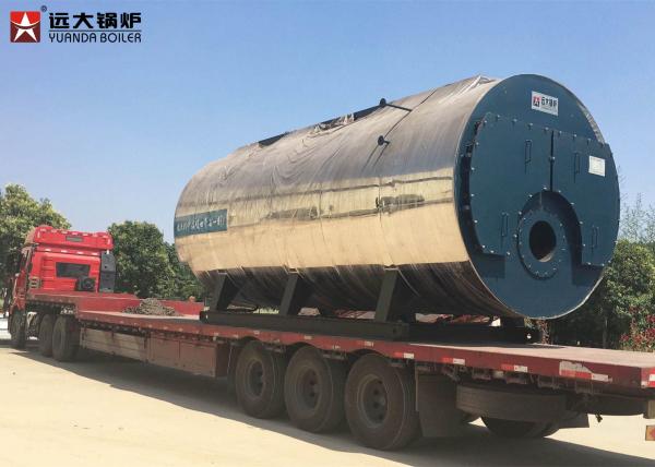 2000Kg / H Gas Fired Steam Boiler WNS1-1.0-Y For Dry Cleaning Machine