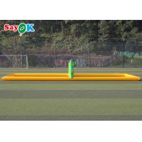 China Airtight Inflatable Volleyball Field Pool 0.9mm PVC Water Volleyball Court Blow Up Water Toys For Sport Water Games on sale