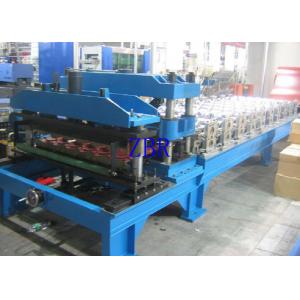 China Metal Glazed Tile Roll Forming Machine , Corrugated Roofing Sheet Making Machine supplier