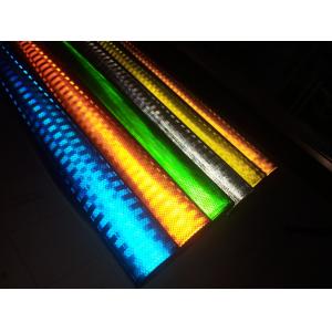 China Orange Amber Neon Yellow Reflective Prism Tape For Highway Roadway Reflective Signs wholesale