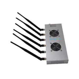 China Wifi Bluetooth High Power Cell Phone Jammer 12w 6 Bands For Library supplier