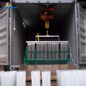 China OEM 5Ton Containerized Block Ice Machine Ice Block Making Plant supplier