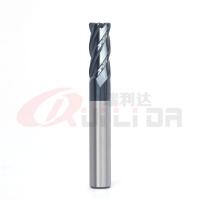 China 1/2 3/8 Bull Nose End Mill Metric HRC50 4 Flutes on sale