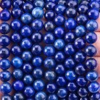 China 8mm Dark Lapis Lazuli Gemstone Beads Healing Crystal Stone Beads For Jewelry Making on sale