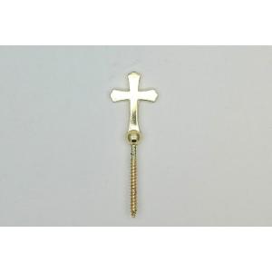 China Gold-Plated Color Cross-Shaped Coffin Screw Cover High Quality Wholesale ZS11 supplier