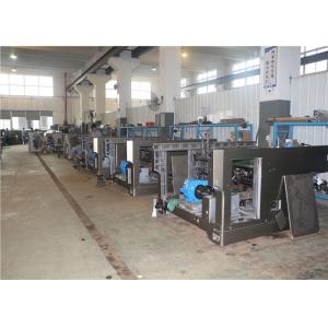 China PLC Touch Screen Screen Printing Press , Screen Printing Equipment 700mm Pile Height supplier