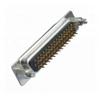 China HDP 44P D SUB Connector FEMALE ST DIP AC 500 Volts With Screw Straight connector on sale