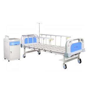 Two Crank ABS Headboard 830MM Manual Medical Bed Hospital Manual Bed Patient Bed