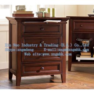China Wooden bedroom furniture, wooden bedside cabinet, wooden chest of drawers supplier