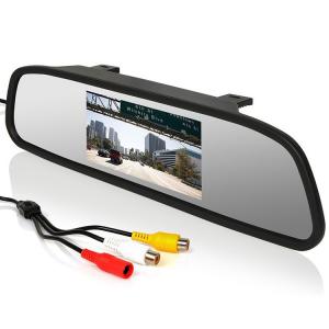 9 To 36V Dash Cam Rearview Mirror Car Video Recording System IP67 HD 1080P
