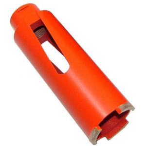 China Long Lifespan Wearable Dry Diamond Core Bit For Drilling Holes Carbon Steel Body supplier