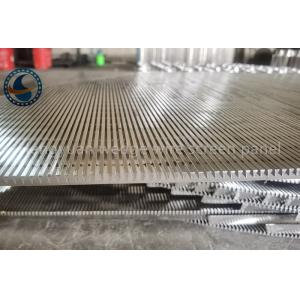 Ss 321 Johnson Wedge Wire Screen Flat For Petrochemical Engineering