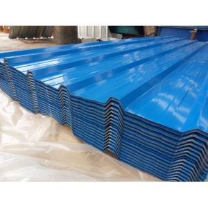China Corrugated Steel Roofing Sheet Color Coated Iron Galvanized Metal G550 500mm supplier