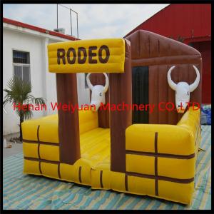 China Best design cheap inflatable mechanical rodeo bull with gravity sensor supplier