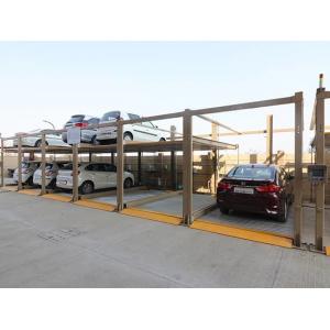 China Hydraulic / Motor Chain Electricity Elevated Car Parking System 380V 2000kg supplier