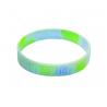 China Custom Silicone Wrist Band , Debossed Color Fill in Silicone Wristband with Your Logo wholesale