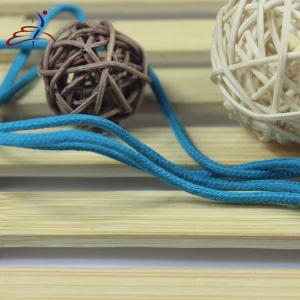 China 100% Cotton Custom Shoelace 120cm Colored Waxed Shoelaces supplier