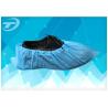 PP Disposable Waterproof Boot Covers With 35gsm , Nonwoven Protective Non Slip