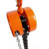 China HSZ-E Round type Manual Chain block 2 ton OEM hand chain hoist , Orange wholesale