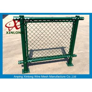 China 50 X 50 Mm Pvc Coated Chain Link Fence For Playground Iron Wire Material supplier