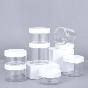 China Top Quality Different Capacity with Screw Cap Multi clear Pet Spice Bottles Stackable Plastic Containers with Fast Shipping wholesale