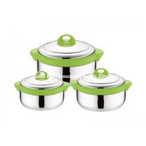 6pcs Energy-saving bakelite handle food stainless steel cooking pot kitchen food warmer pot  for customized