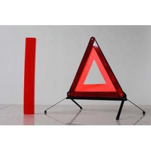 China Car safety triangle warning sign, emergency warning triangle for parking, the street supplier