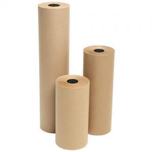 China 1260mm Recycled Blank Brown Craft Paper Tape Jumbo Roll For Flowers Gifts Wrapping supplier
