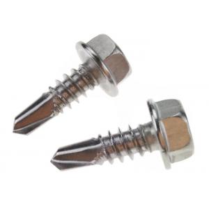 China Stainless Steel Self Drilling Screws Hex Washer Head Metal Screw Tapping No. 14 supplier