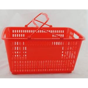 China Flexible Plastic Shopping Hand Baskets / Reusable Grocery Shopping Baskets With Handles supplier