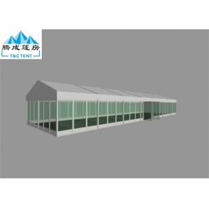 6X21M Outside Aluminum Frame  Marquee Clear PVC Tent With Glass Wall  Decorations