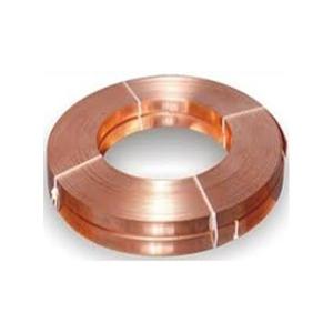 Red T2 Copper Flat Strip Electrical Components 0.5-2mm Ultra Thin Copper Strip