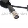 China 12 Pin Hirose To D-Tap Coiled Power Cable For B4 2 / 3&quot; Fujinon Canon Lens wholesale