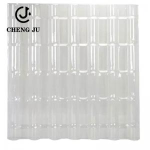 Bamboo Joint Polycarbonate Clear Roof Panels 0.6-2.5mm Frp Translucent Sheet