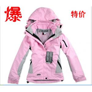 Fashion woman outdoor sports Jacket Womens waterproof breathable two-in-one coat wholesale