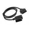 China OBD OBD-II J1962 Right Angle Male to Female Extension Round Cable wholesale
