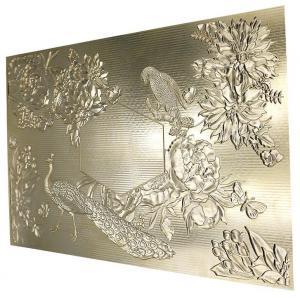 China Copper  Brass Hot Foil Stamping Plates With High Precise Engraving Depth supplier