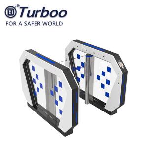 China Office Security Swing Turnstile Barrier Gate Acrylic RFID Card Reader supplier