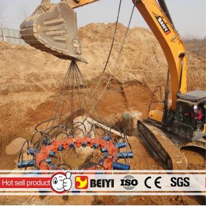 China Excavator used hydraulic pile head breaker round pile cutter China hydraulic concrete pile cutter supplier