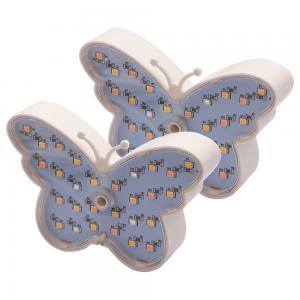 5V Cute and High Brightness Butterfly Type USB LED Plant Grow Light with Timer for Flower Growing and Decoration