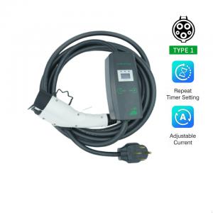 J1772 Level 1 Level 2 Smart Dc AC EV Charger Electronics Car Charger With Plug Outlet