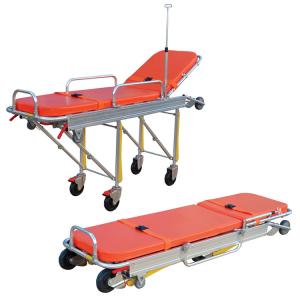 China Anti Corrosion Patient Transport Stretchers , Collapsible Ambulance Trolley supplier