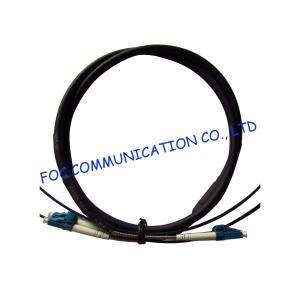 China FTTA Fiber Optic Patch Cable LC 2 Core With Armored Tube High Tensile Strength supplier