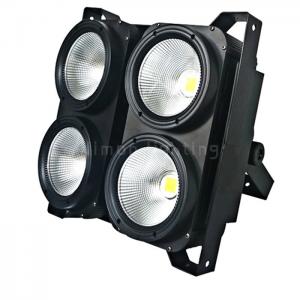 Four Eyes Warm White DMX LED COB Blinder 4x100w Wash Strobe Effect Stage Equipment